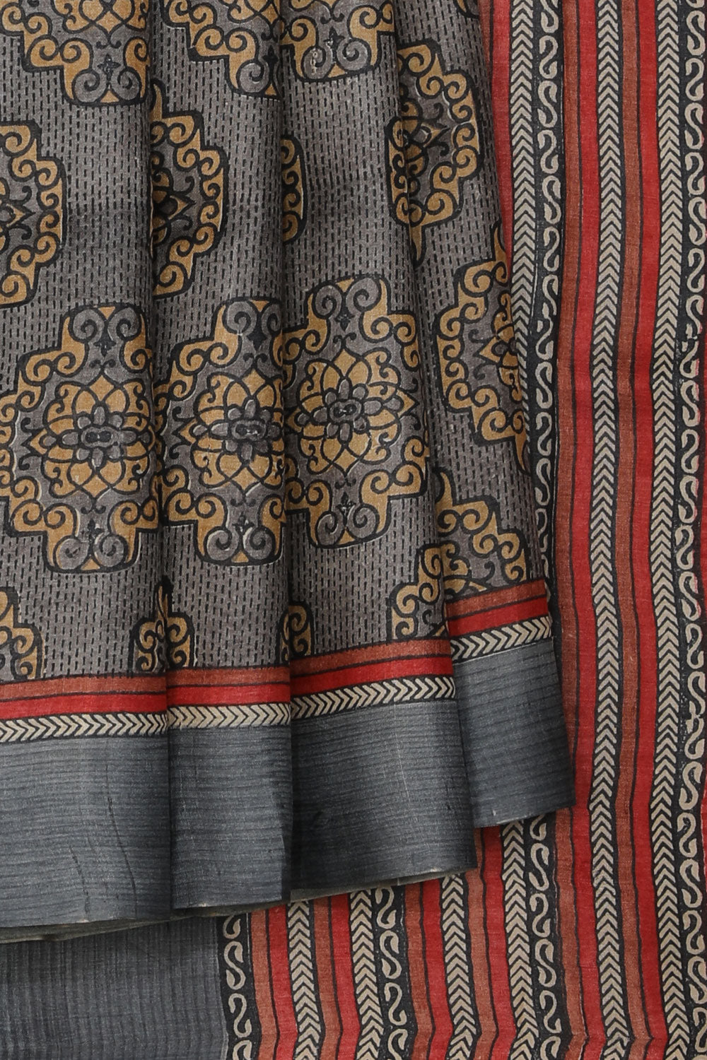 Collection of Very Pretty Grey Saree in a gallery layout