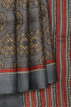 Collection of Very Pretty Grey Saree in a gallery layout