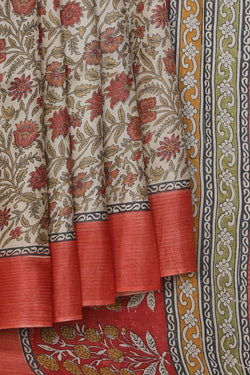 Collection of Very Pretty Coral Pink Saree in a gallery layout