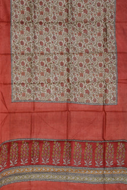 Collection of Very Pretty Coral Pink Saree in a gallery layout