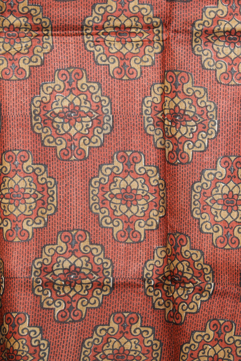 Image of Very Pretty Rust Orange Saree
