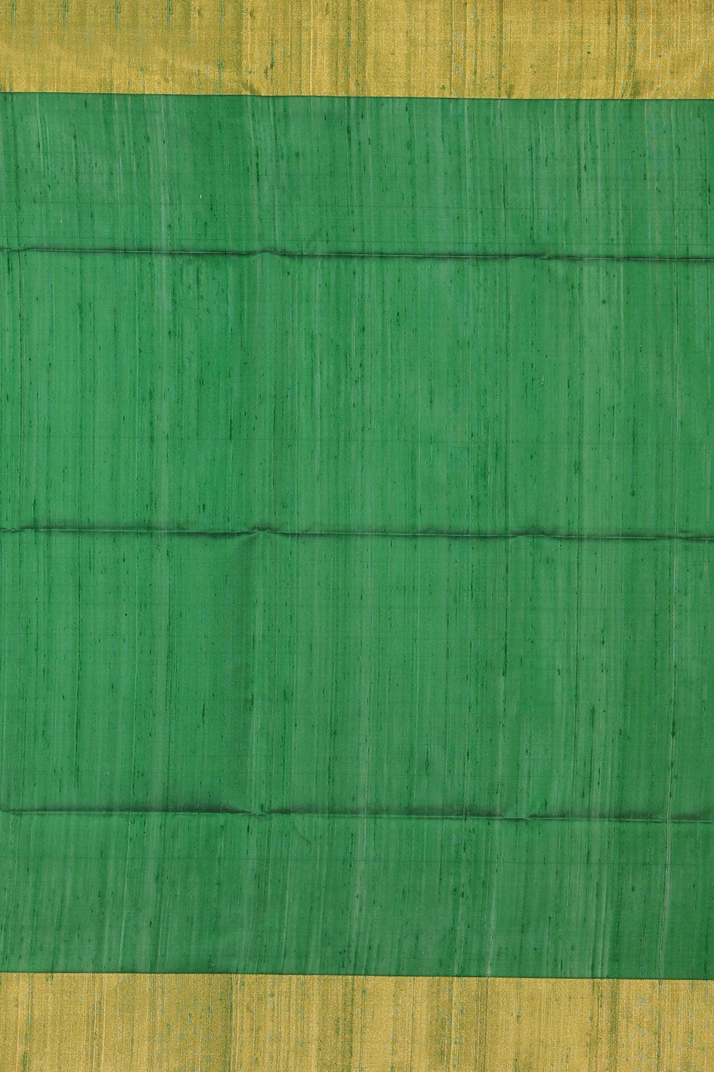 Image of Tussar Silk Plain Sunset Orange Saree