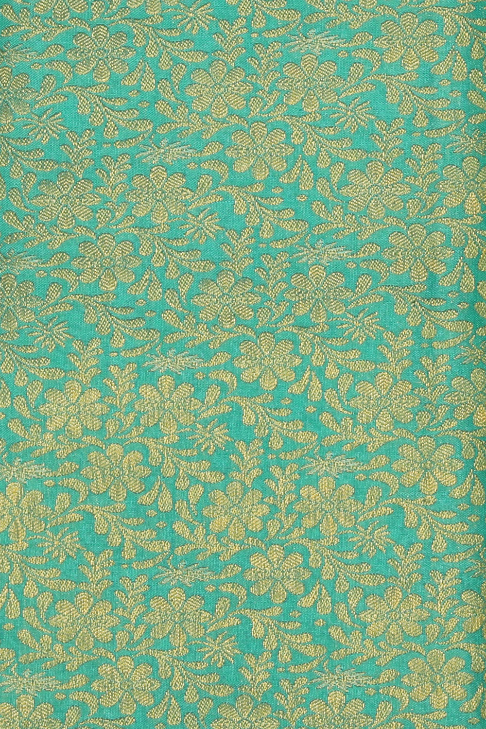 Image of Kanchipattu Brocade Sea Green Saree