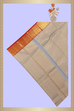 Image of Kanchipattu Grey Dupatta