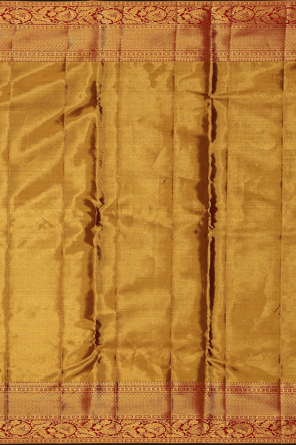 Collection of Kanchipattu Tissue Brocade Gold Saree in a gallery layout