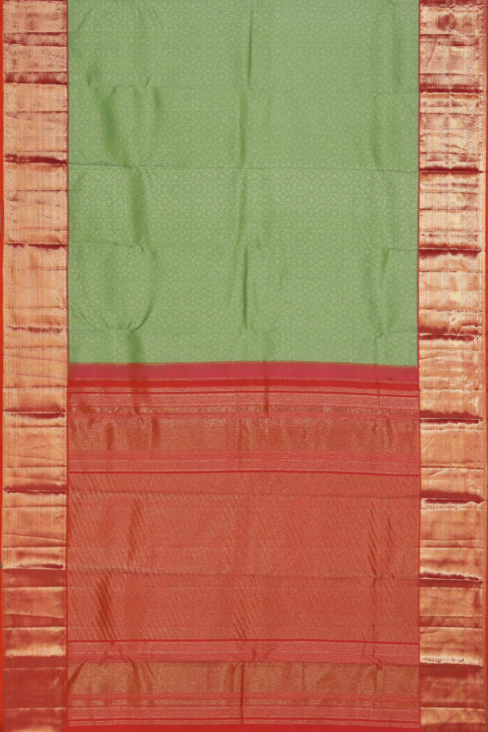 Image of Kanchipattu Mint Green Saree