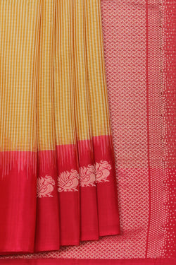 Collection of Simple Yet Elegant Mustard Saree in a gallery layout