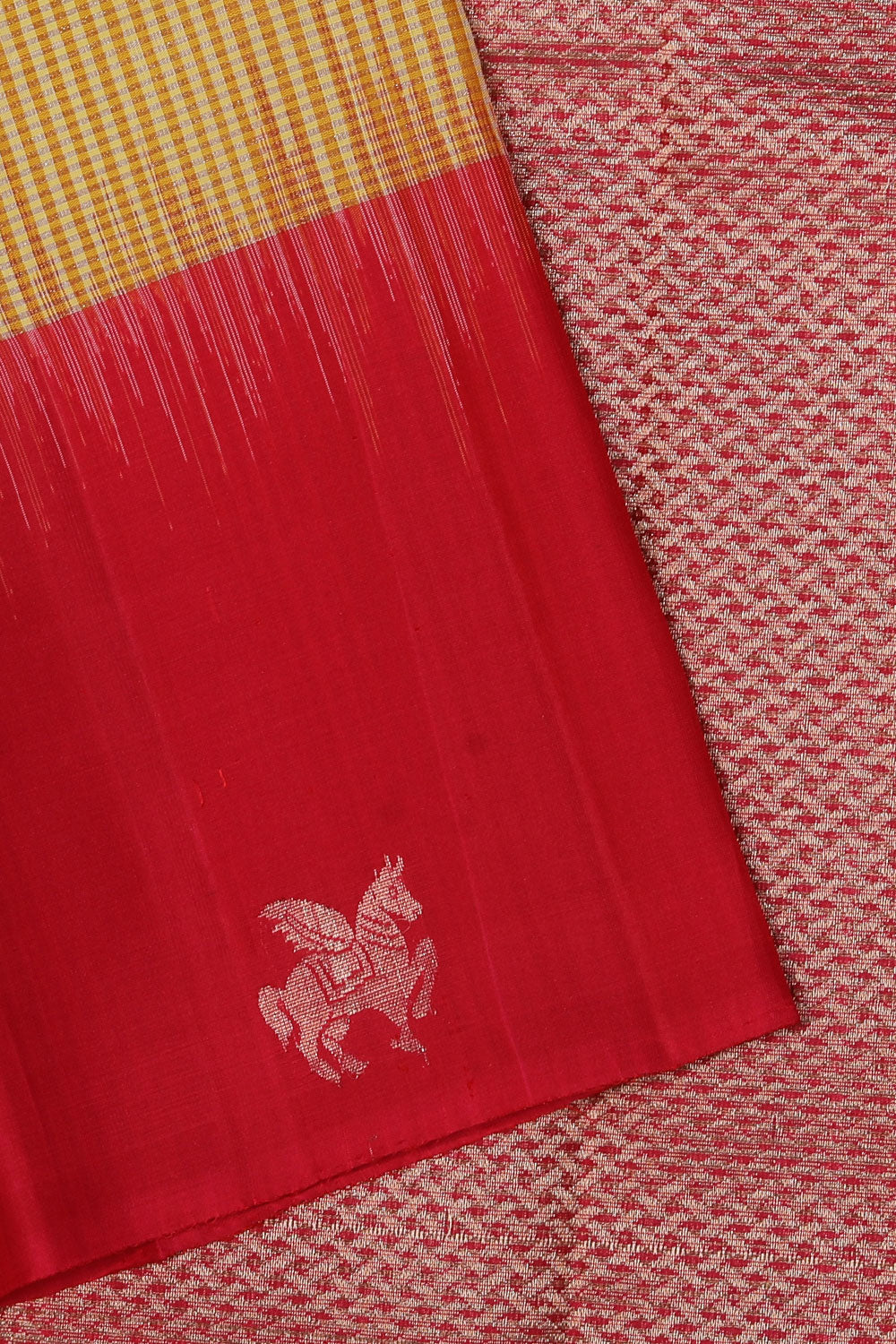 Collection of Simple Yet Elegant Mustard Saree in a gallery layout