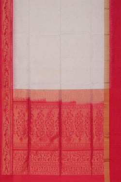 Collection of Simple Yet Elegant White Saree in a gallery layout