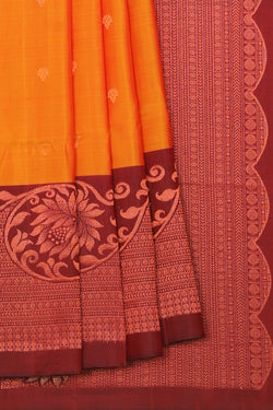 Collection of Simple Yet Elegant Mustard Saree in a gallery layout