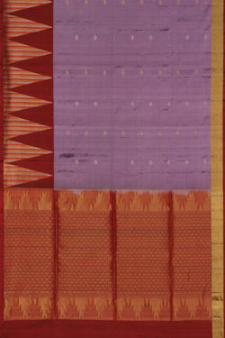 Collection of Simple Yet Elegant Purple Saree in a gallery layout