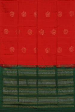 Collection of Simple Yet Elegant Red Saree in a gallery layout