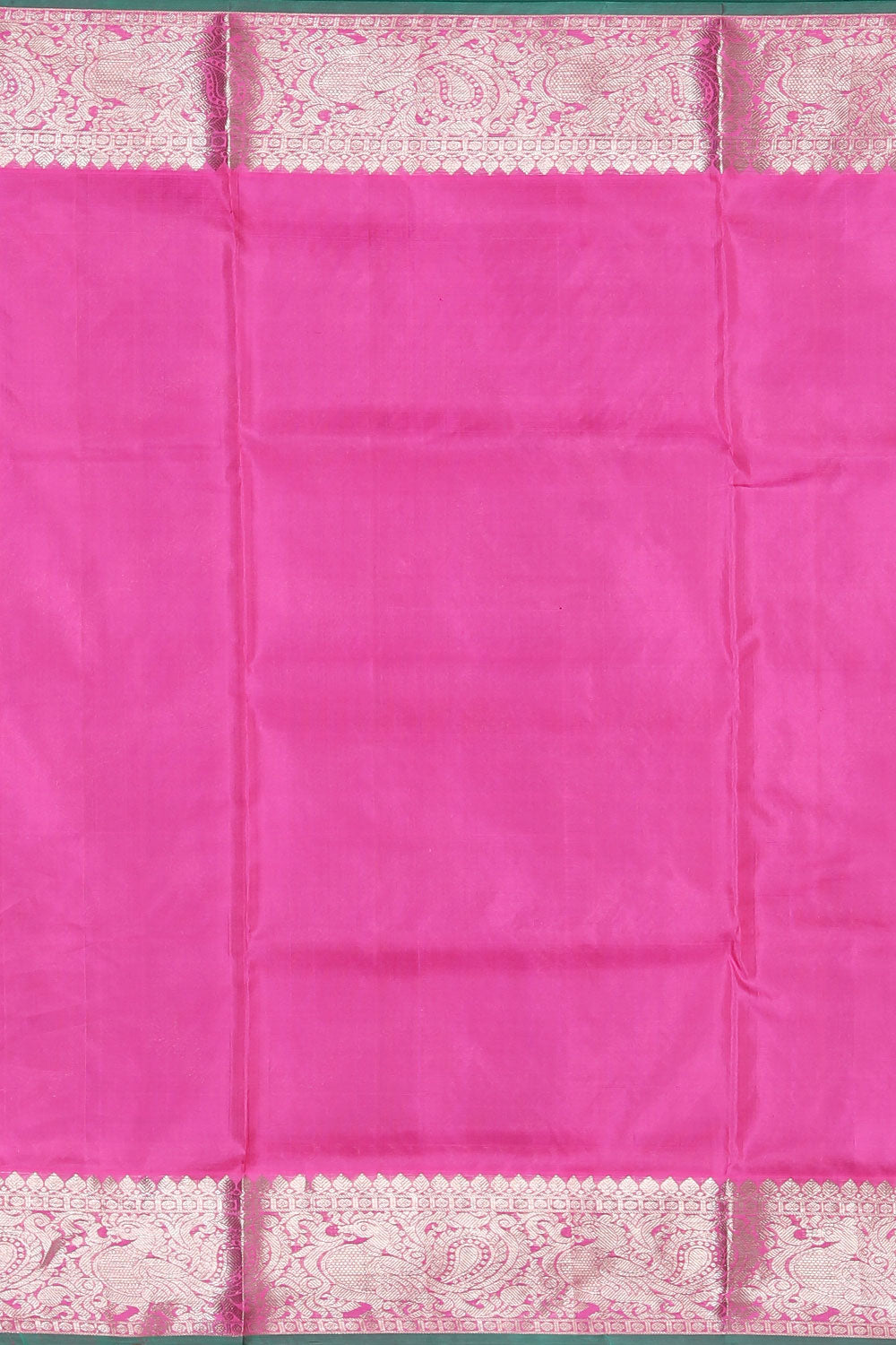 Collection of Venkatagiri Silk Magenta Pink Saree in a gallery layout