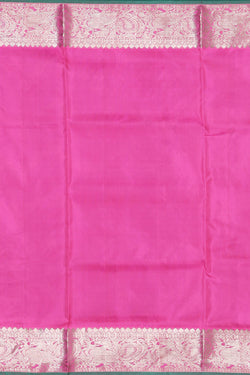 Collection of Venkatagiri Silk Magenta Pink Saree in a gallery layout