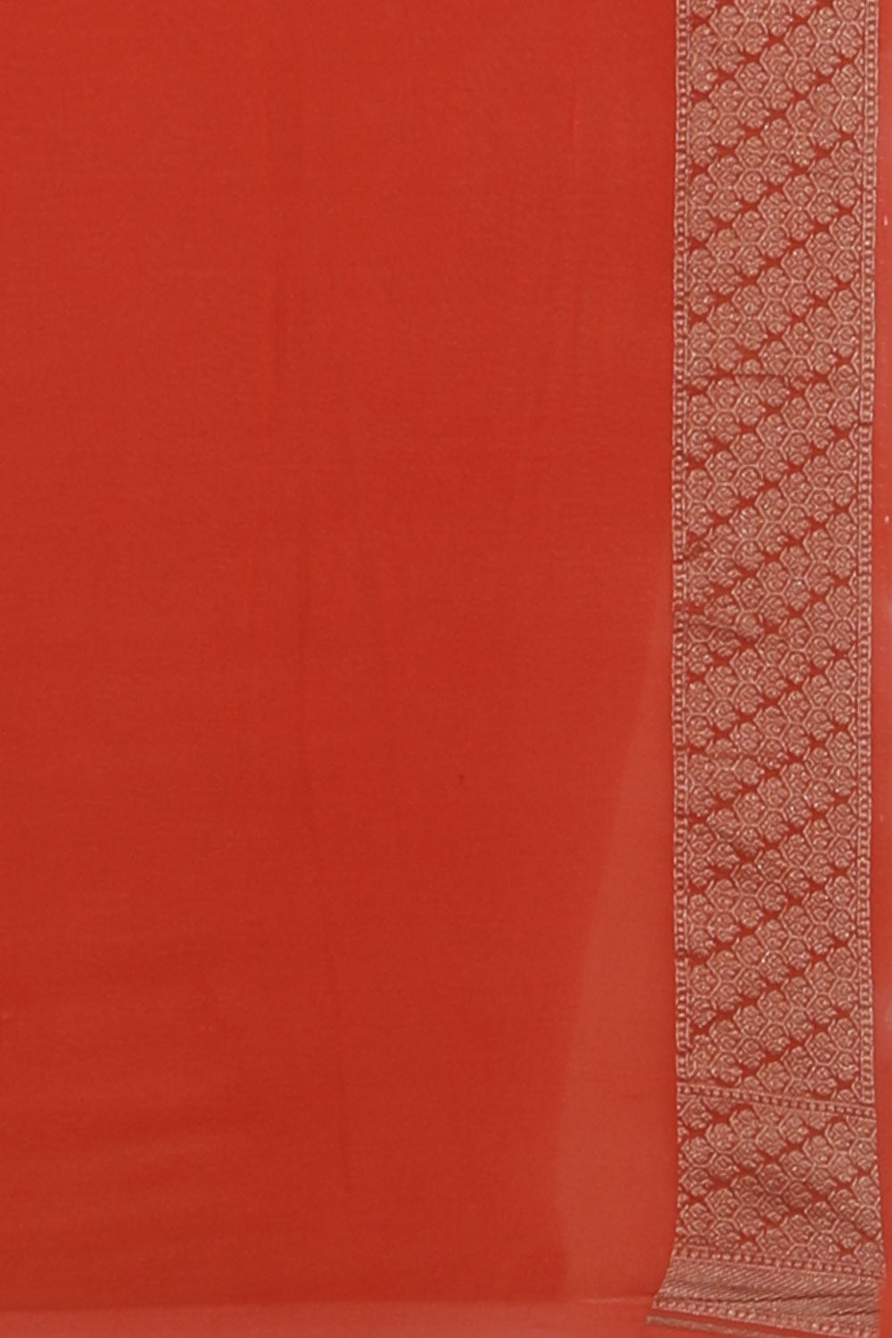 Collection of Banarasi Georgette Coral Peach Saree in a gallery layout