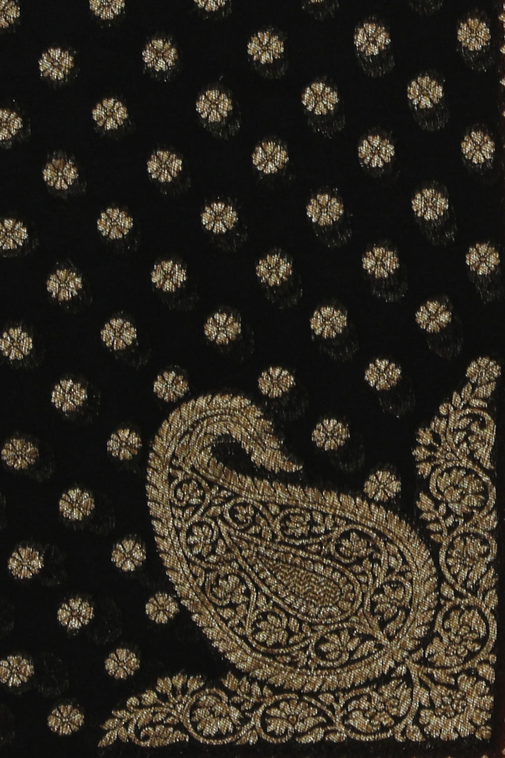 Collection of Banarasi Georgette Black Saree in a gallery layout