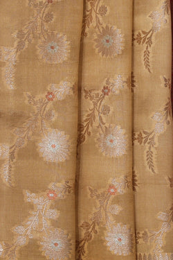 Collection of Banarasi Chiniya Beige Saree in a gallery layout