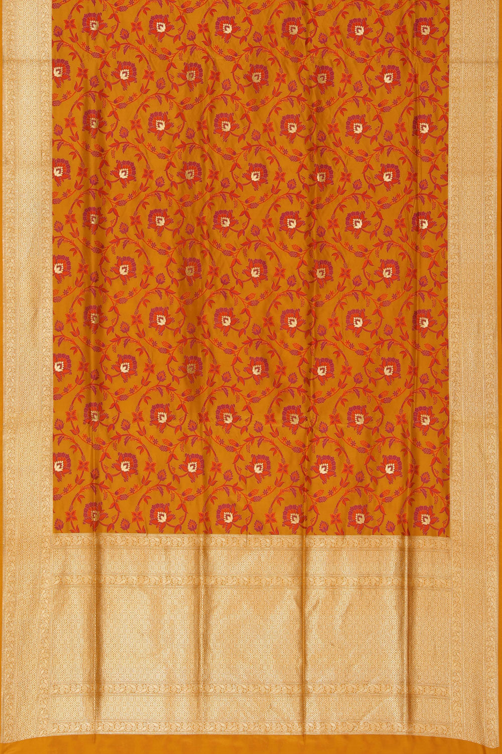 Banarasi Silk Mustard Saree