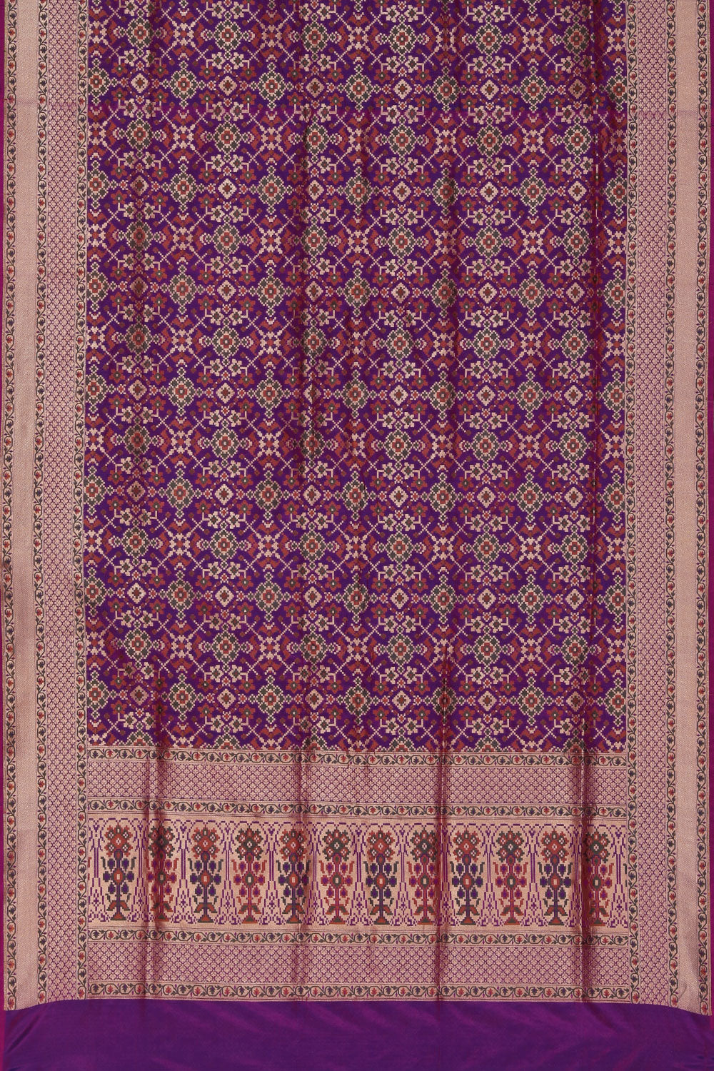 Collection of Banarasi Silk Orchid-Purple Saree in a gallery layout