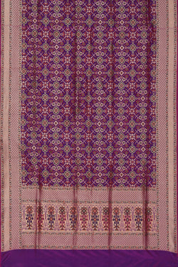 Collection of Banarasi Silk Orchid-Purple Saree in a gallery layout