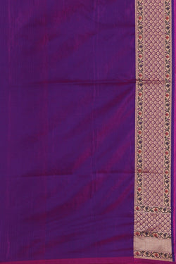 Collection of Banarasi Silk Orchid-Purple Saree in a gallery layout