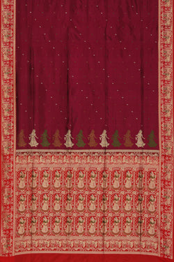 Image of Banarasi Silk Violet Saree