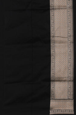 Image of Banarasi Silk Black Saree