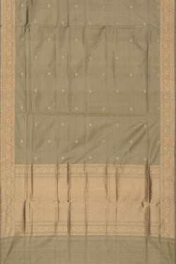 Image of Banarasi Silk Pastel Green Dupatta