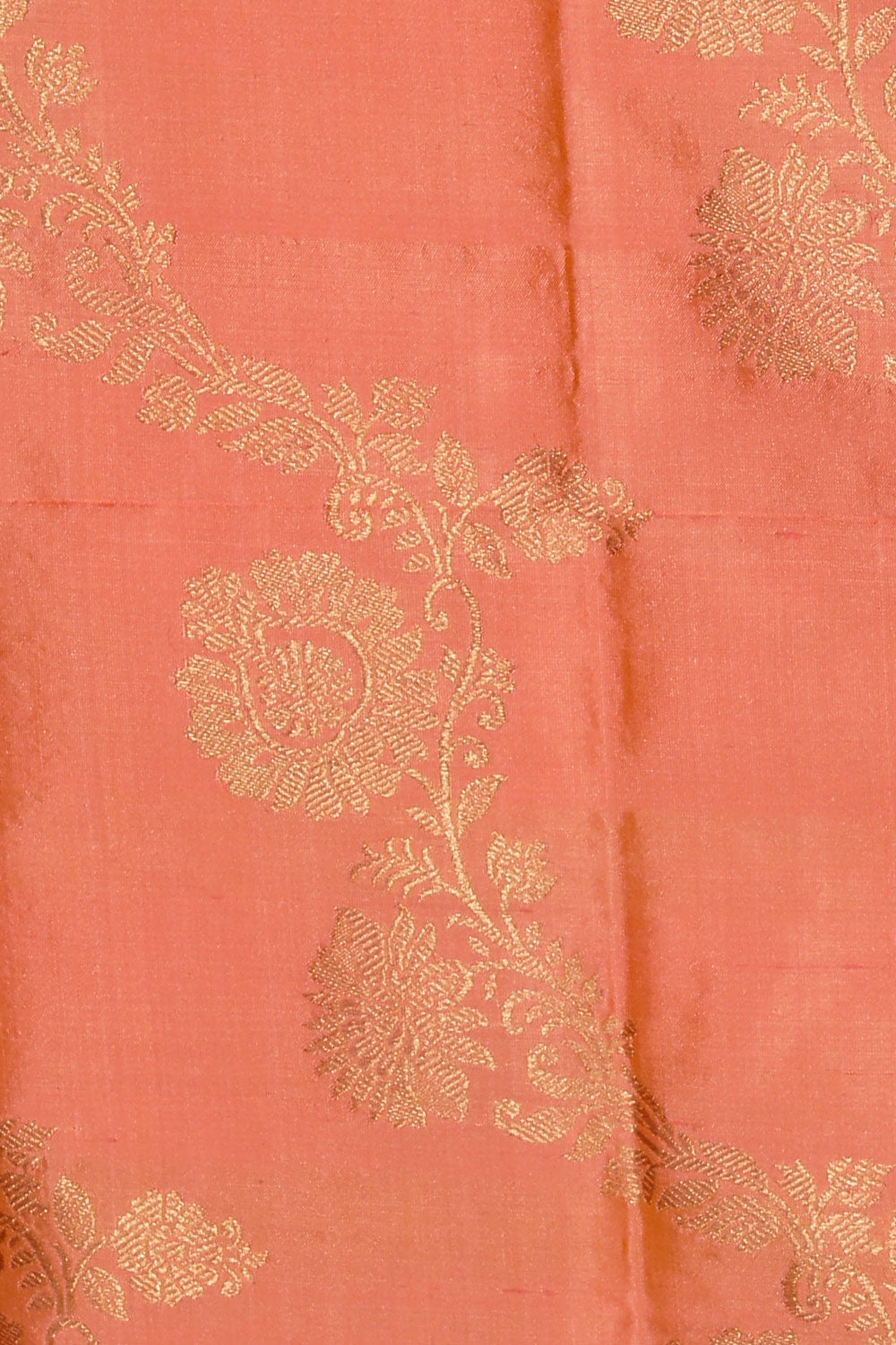 Banarasi Silk Peach Dupatta