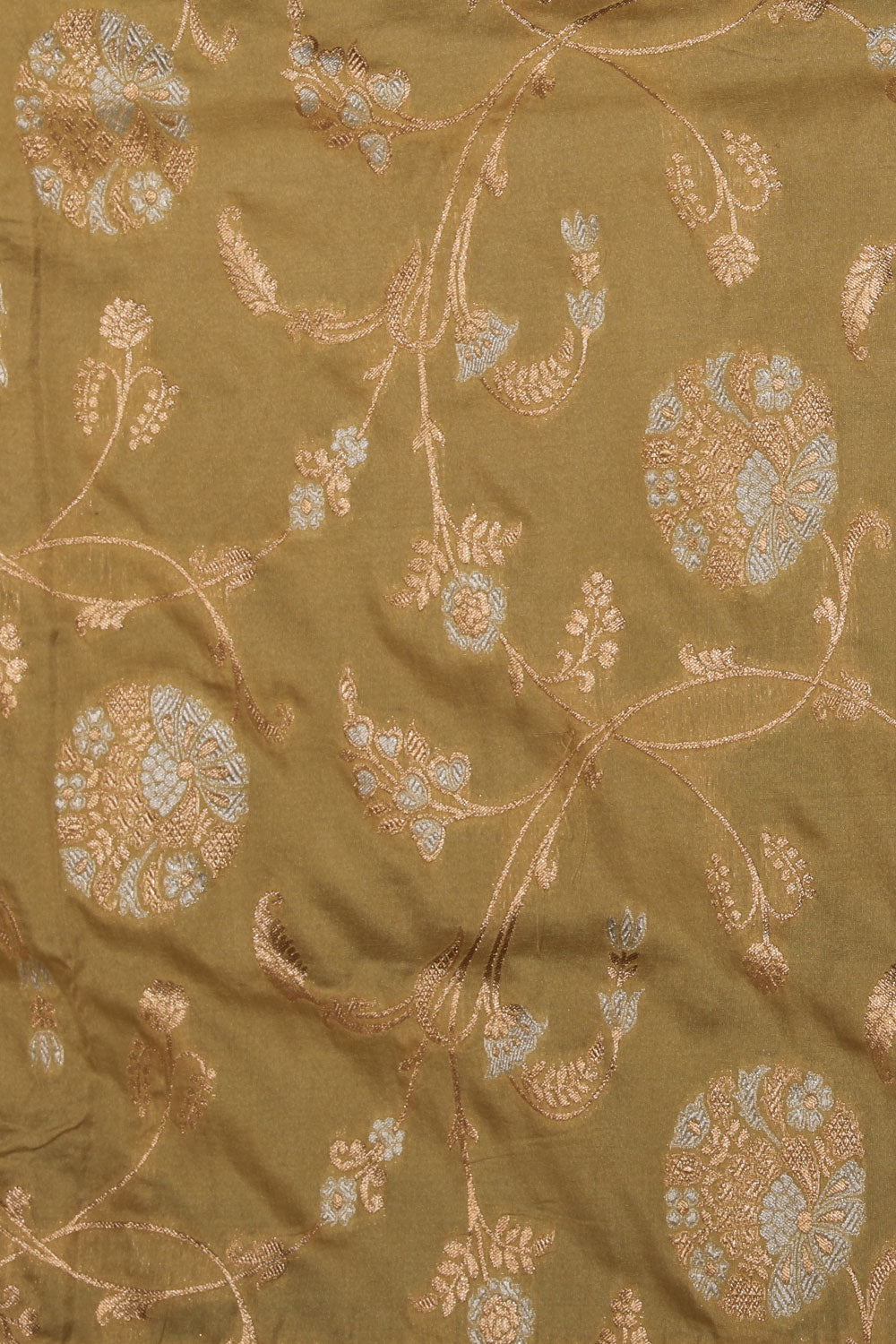 Collection of Banarasi Silk Beige Saree in a gallery layout