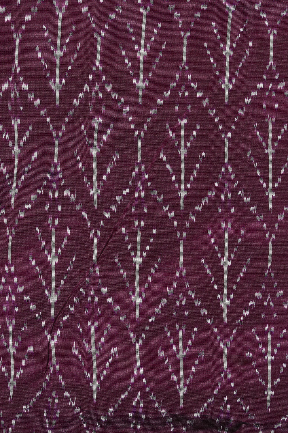 Collection of Pochampally Silk Ikat Violet Saree in a gallery layout