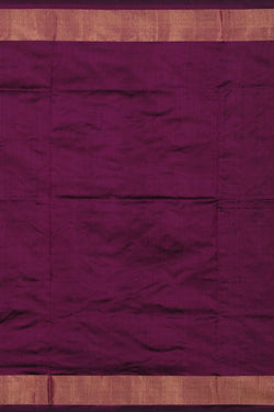 Collection of Pochampally Silk Ikat Maroon Saree in a gallery layout