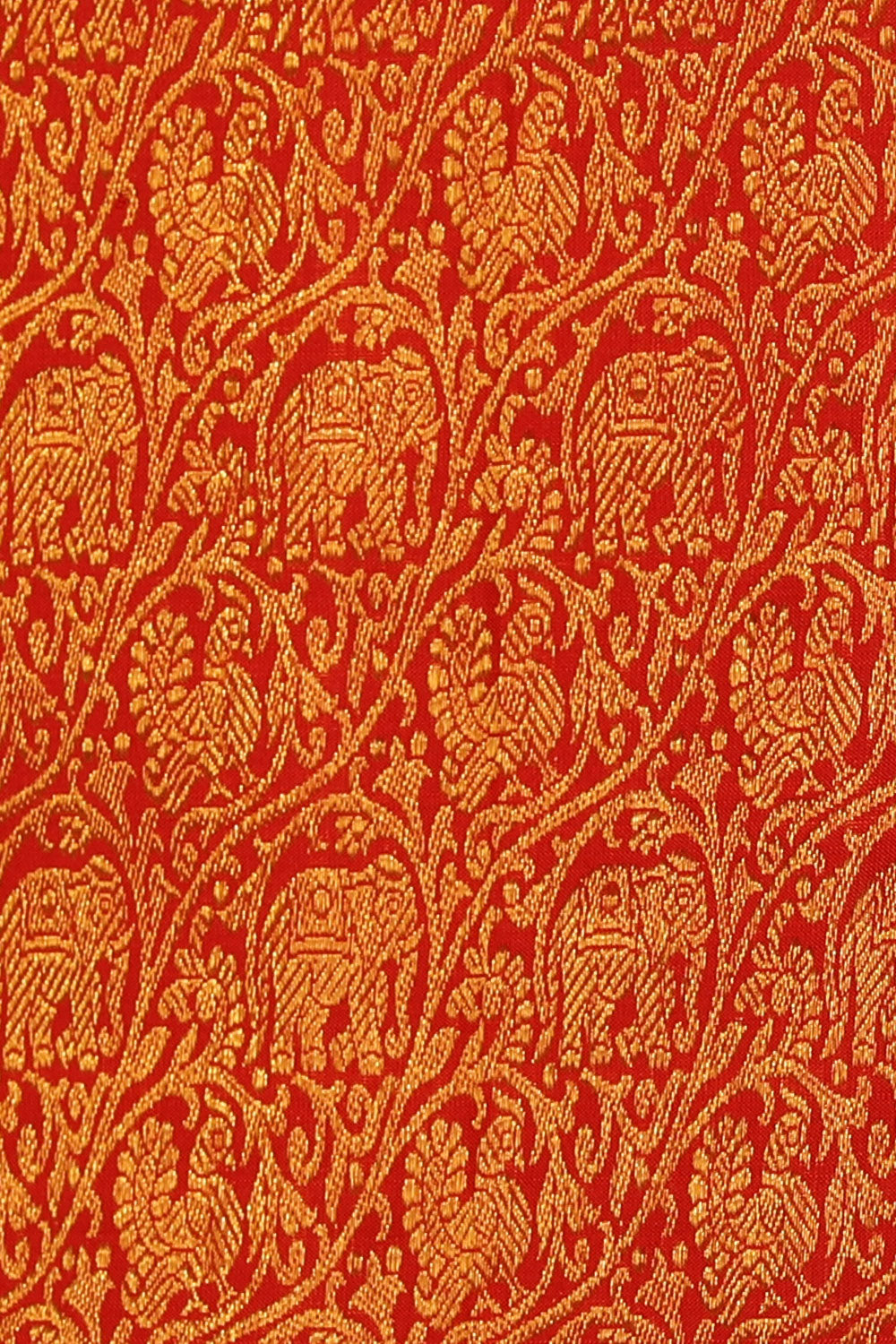 Kanchipattu Brocade Red Saree