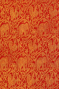 Image of Kanchipattu Brocade Red Saree