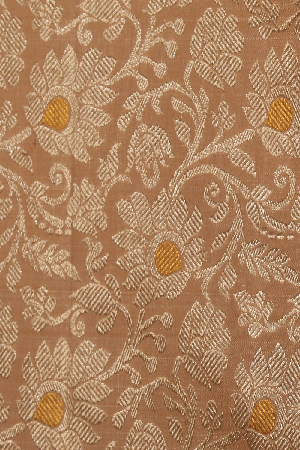 Collection of Kanchipattu Silver Brocade Peach Saree in a gallery layout