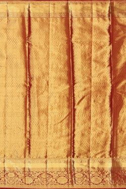 Image of Kanchipattu Tissue Brocade Gold Saree