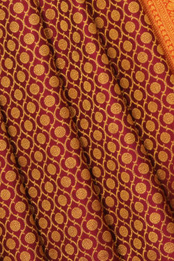 Collection of Kanchipattu Brocade Plum Pink Saree in a gallery layout