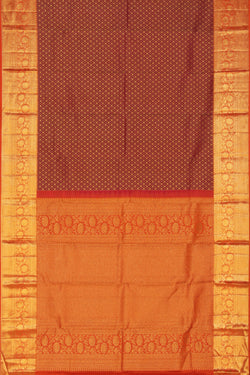 Collection of Kanchipattu Brocade Plum Pink Saree in a gallery layout