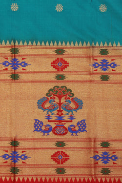 Image of Paithani Rama Blue Dupatta