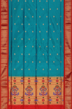 Image of Paithani Rama Blue Dupatta