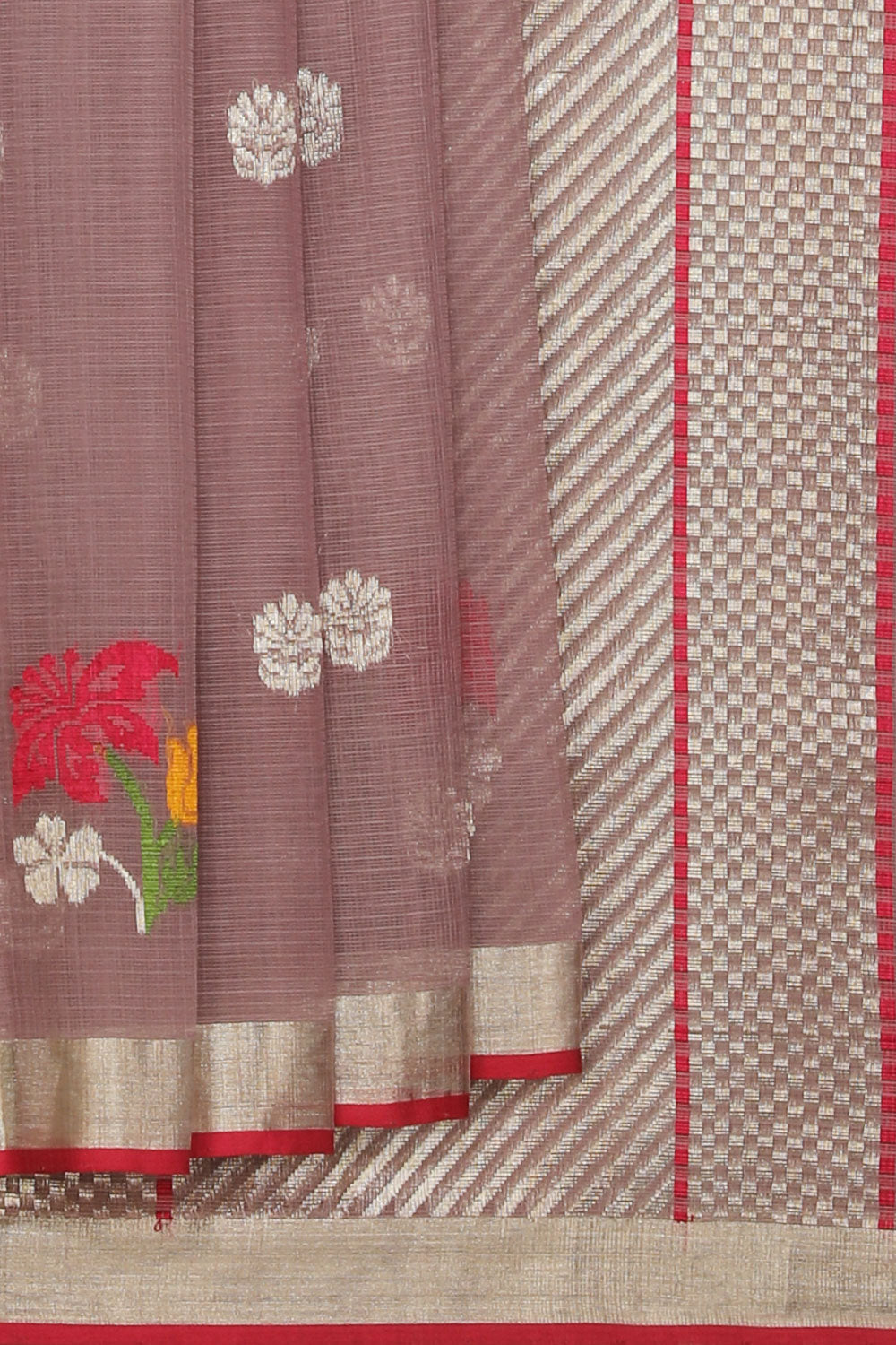 Collection of Kota Onion-Purple Saree in a gallery layout