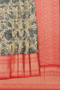 Collection of Kalamkari Printed Saree in a gallery layout