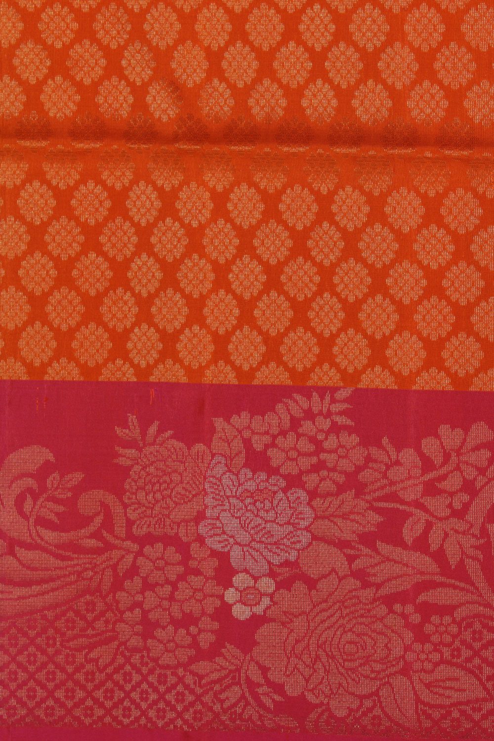 Collection of Simple Yet Elegant Orange Saree in a gallery layout