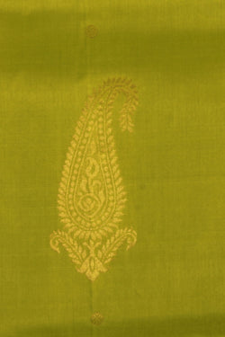 Image of Simple Yet Elegant Spring Green Saree