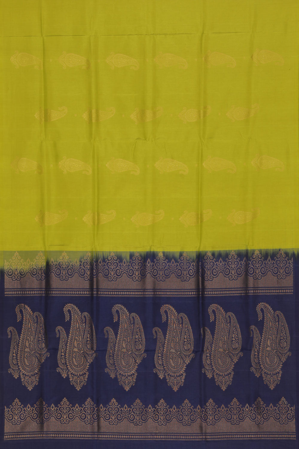 Image of Simple Yet Elegant Spring Green Saree