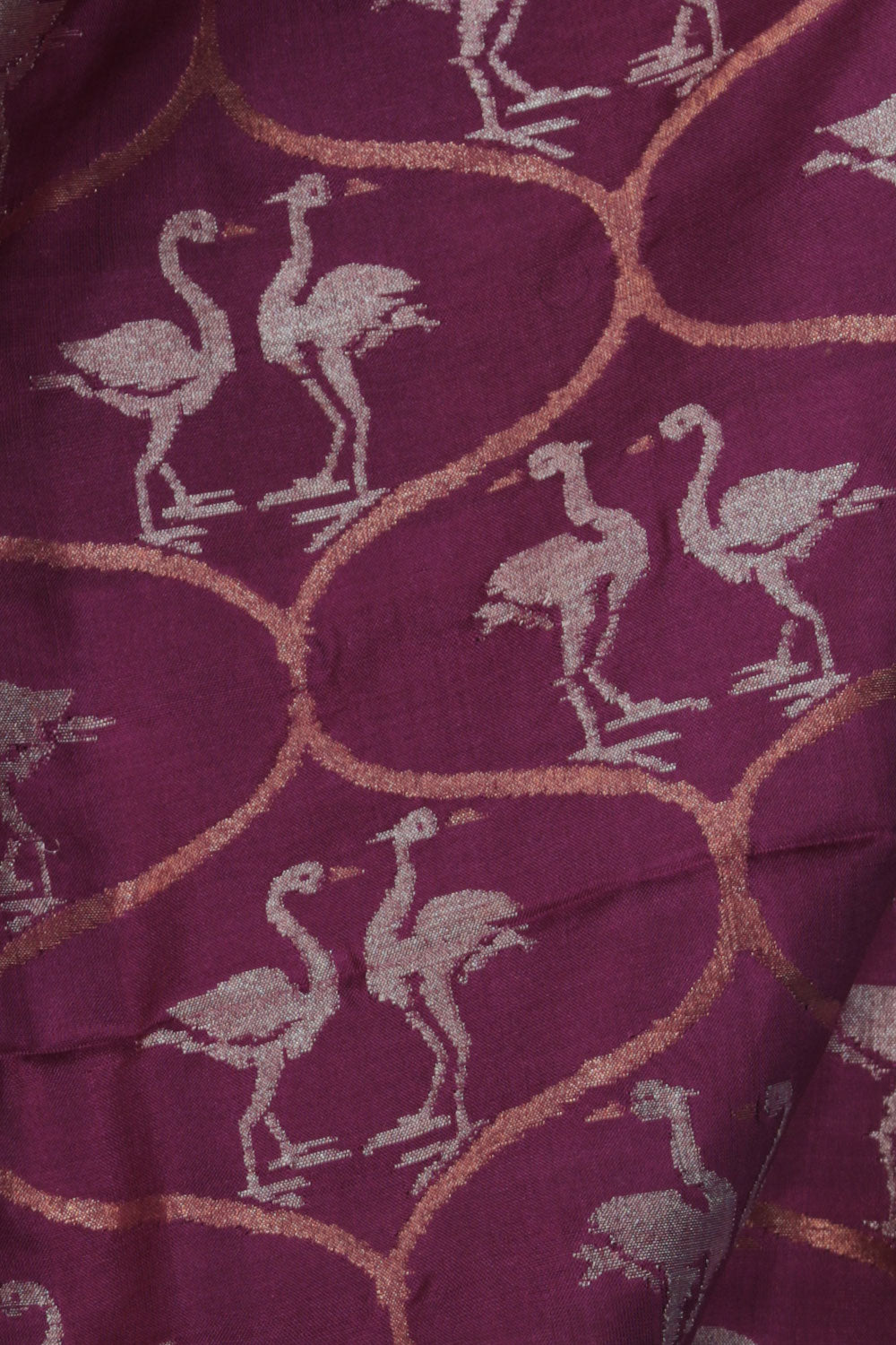 Collection of Uppada Silk Purple Saree in a gallery layout