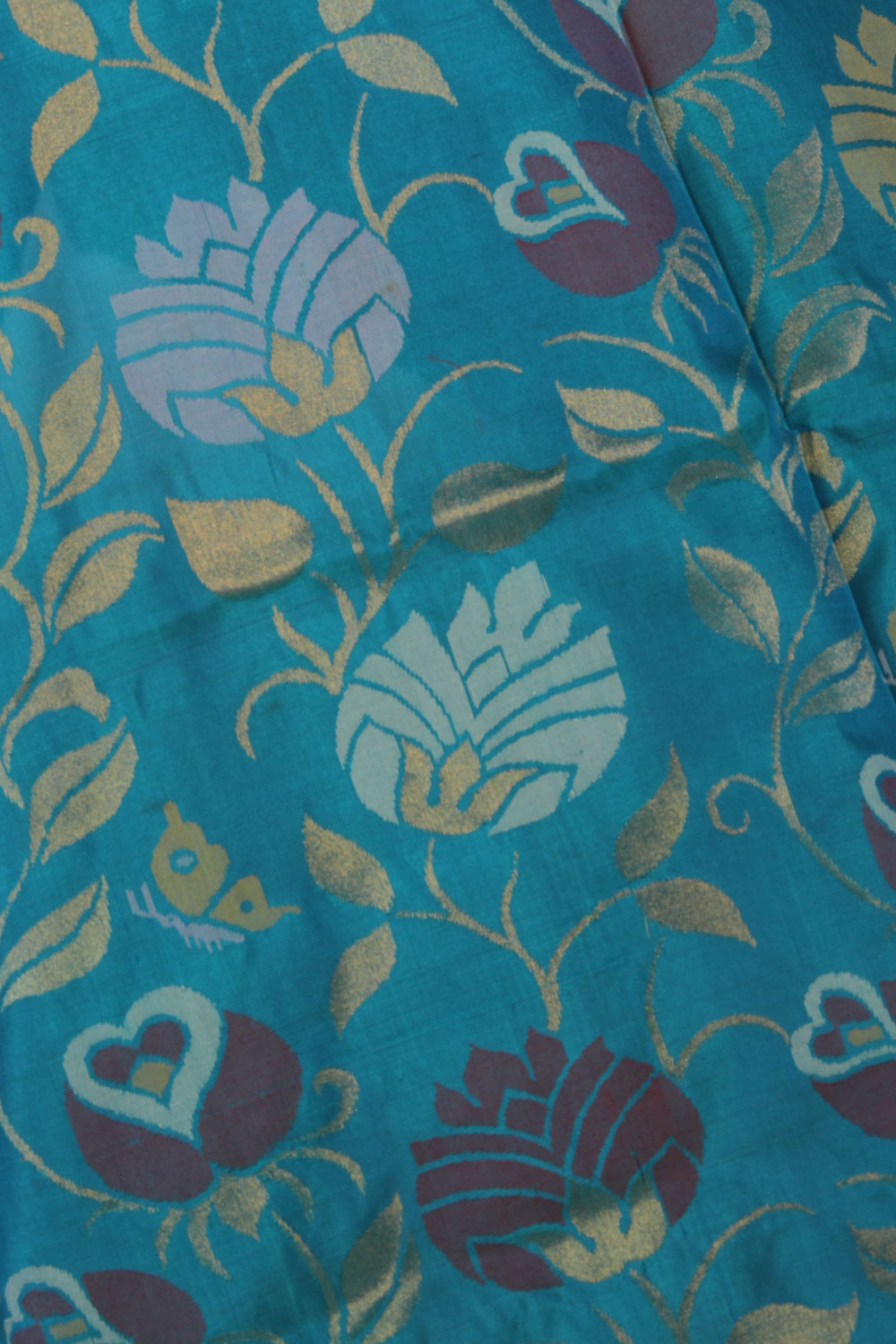 Image of Uppada Silk Blue Saree