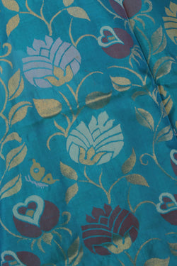 Image of Uppada Silk Blue Saree