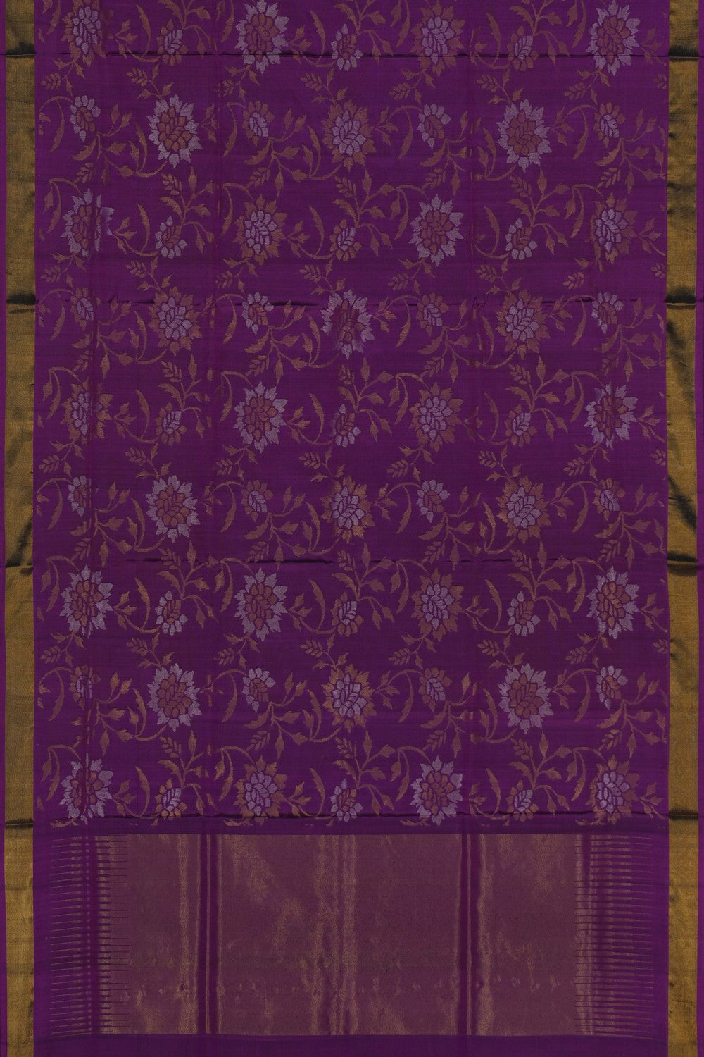 Image of Uppada Silk Purple Saree