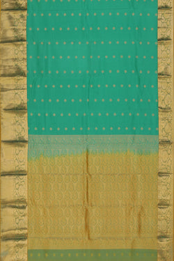 Image of A Beautiful Sea Green Saree